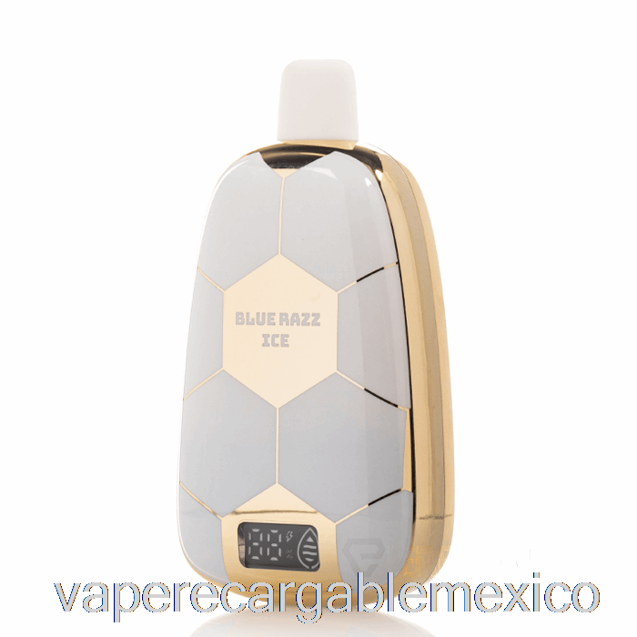 Vaporizador Recargable Ronaldinho 10 15k Desechable Azul Razz Ice